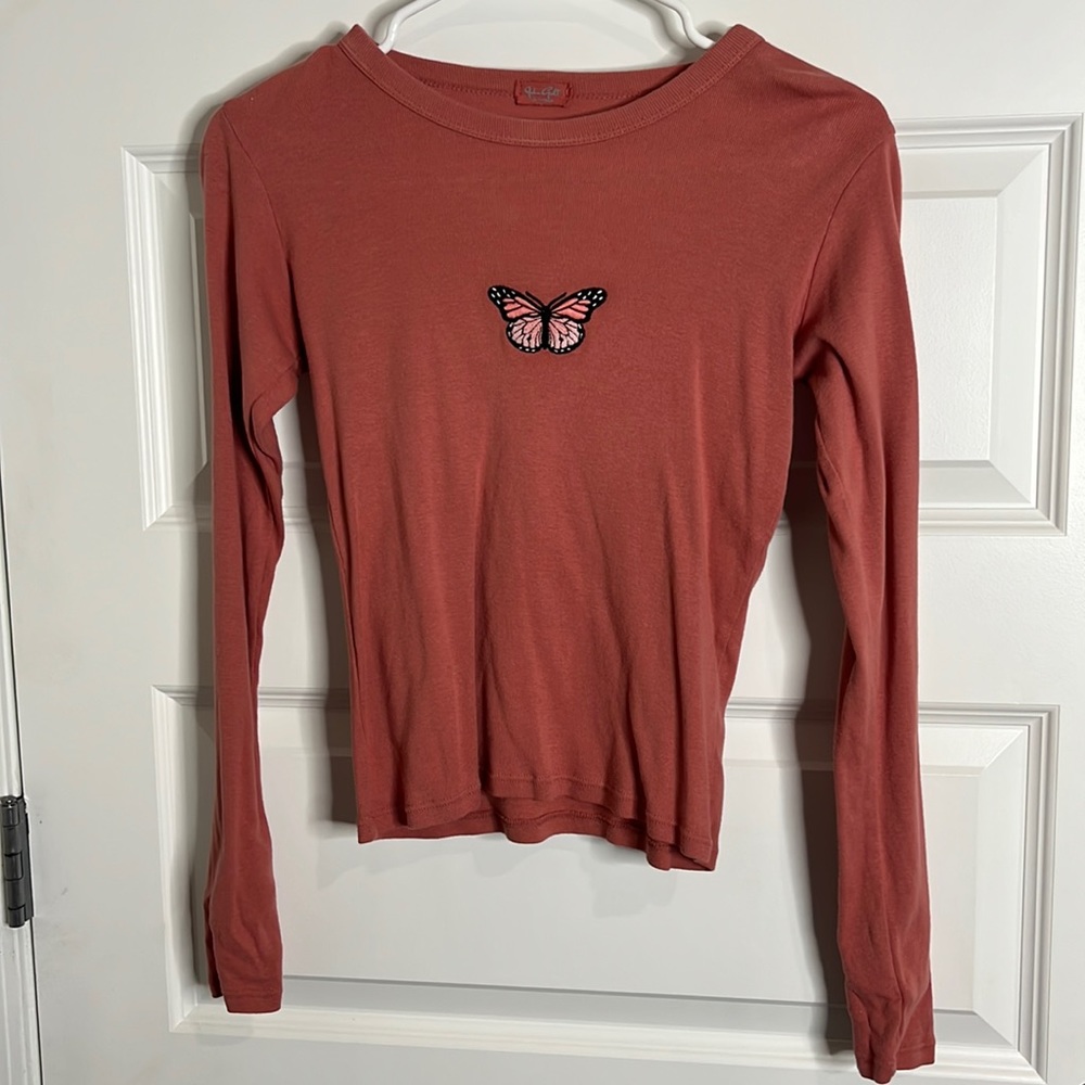 Pink Butterfly Shirt
